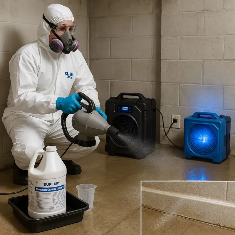 Sanitization and Odor Removal process in Grand Mound, WA